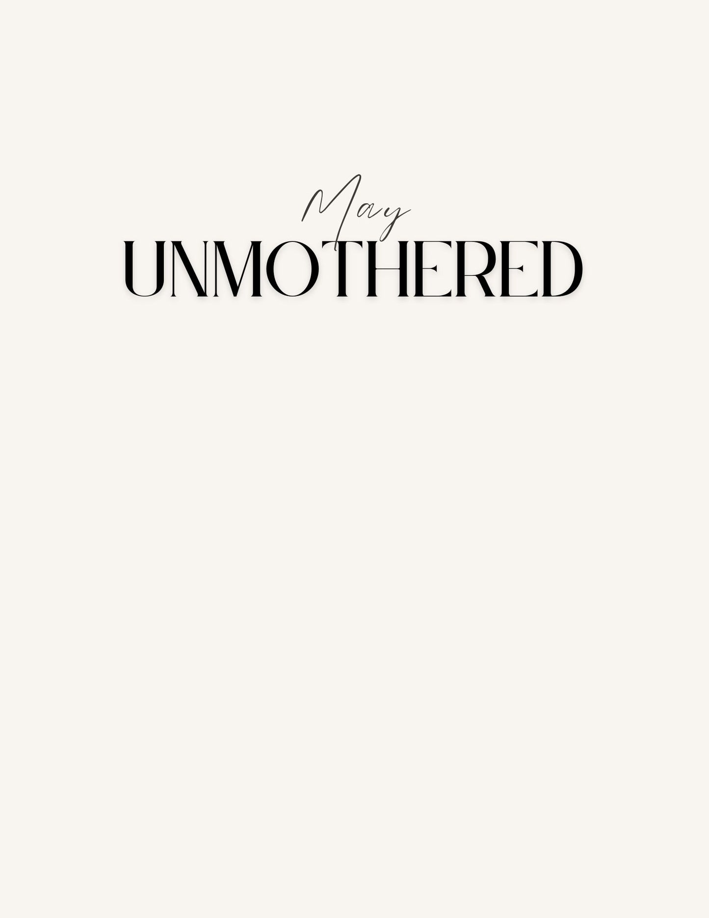 Unmothered guided healing journal — 30-day digital download for the woman who had to mother herself, reclaim softness, and heal unmet needs