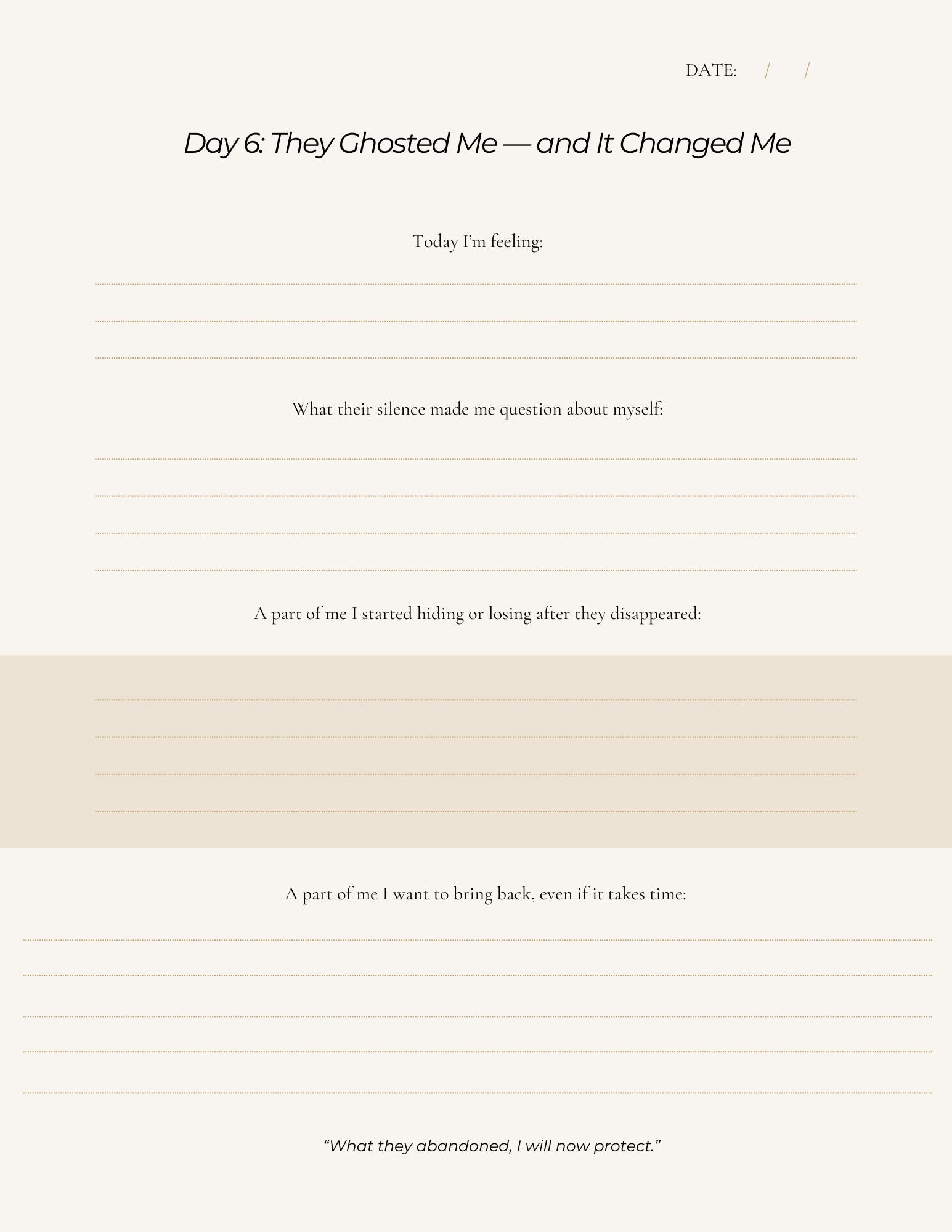 Unfriended Digital Journal for Women